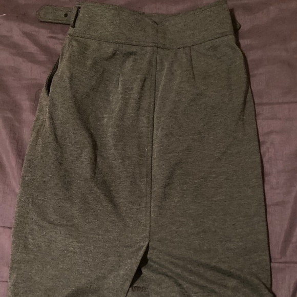 Maeve Gray Dark Buckles Pencil Skirt Knit XS 0 - Picture 2 of 6